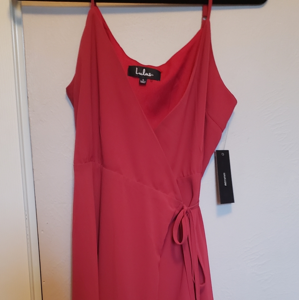 Pink Lulu's wrap sundress size L